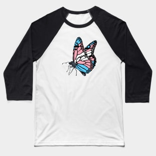 Transgender Butterfly Baseball T-Shirt